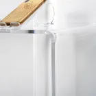 Modern Console Table in Transparent or Multicolor Plexiglass Made in Italy - Emy Viadurini