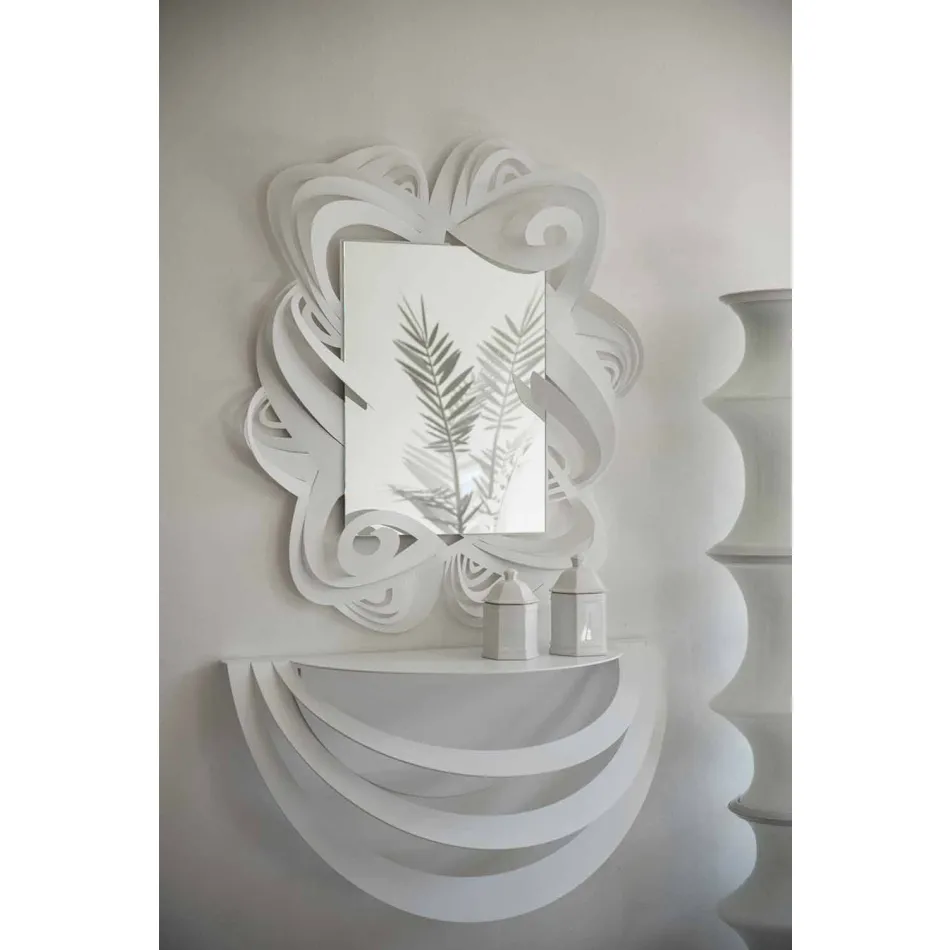 Modern Design Iron Suspended Console for Living Room Made in Italy - Olfeo Viadurini