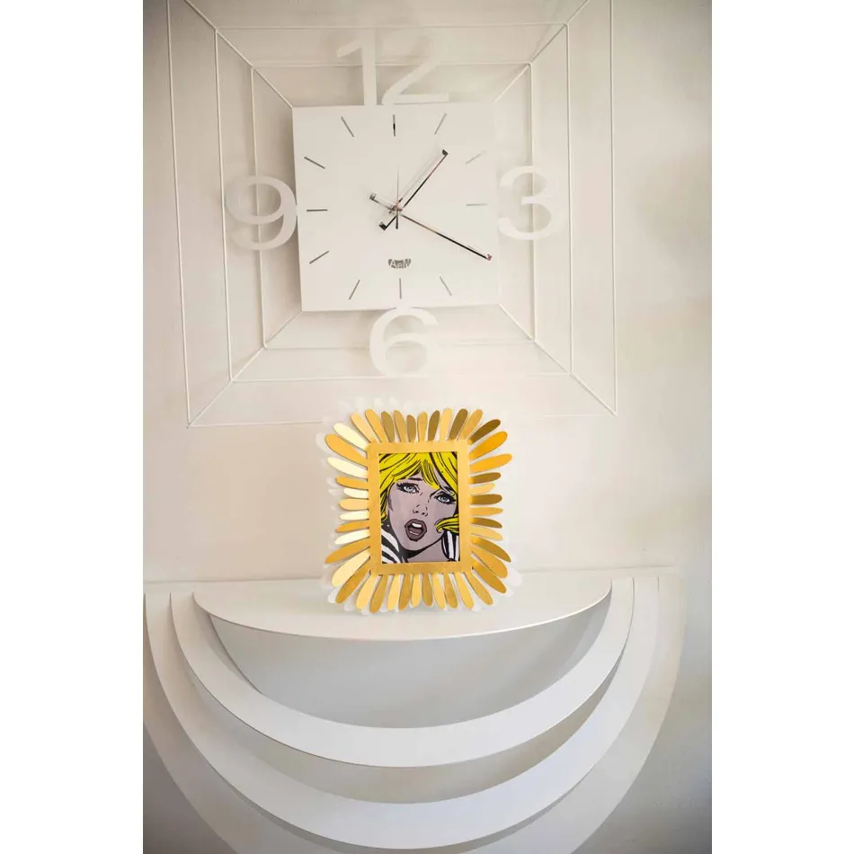 Modern Design Iron Suspended Console for Living Room Made in Italy - Olfeo Viadurini