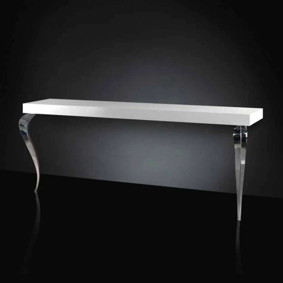 Console contemporary-style MDF and Luigi steel Viadurini