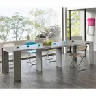 Extendable console / dining table, l. 42.50 / 302.50xp.90 cm, Alvaro Viadurini
