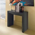 Extendable console / dining table, l. 42.50 / 302.50xp.90 cm, Alvaro Viadurini
