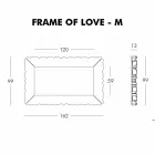 Slide Frame Of Love decorative wall frame made in Italy Viadurini