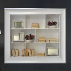 Handmade wood wall plasma holder frame made in Italy Tommaso Viadurini