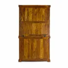 High Classic Style Sideboard with Solid Acacia Wood Structure - Umami Viadurini