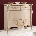 Classic Living Room Wooden Sideboard with Inlays Made in Italy - Ottaviano Viadurini