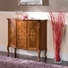 Luxury Classic Sideboard for Living Room in Made in Italy Wood - Katerine Viadurini