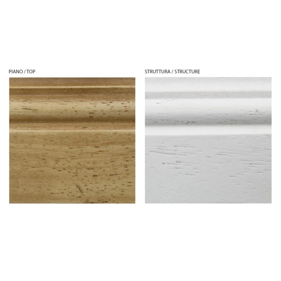 Sideboard with 1 Door, 1 Drawer and 3 Open Compartments Made in Italy - Hoder Viadurini