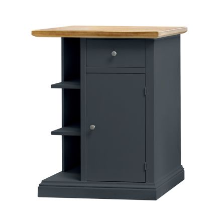 Sideboard with 1 Door, 1 Drawer and 3 Open Compartments Made in Italy - Hoder Viadurini