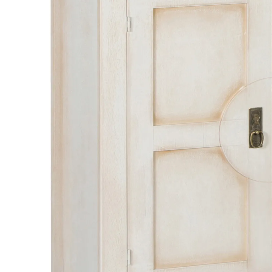 Sideboard with 2 Doors and 2 Drawers in Different Finishes Made in Italy - Hanuman Viadurini