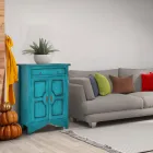 Sideboard with 2 Doors and 2 Drawers in Different Finishes Made in Italy - Hanuman Viadurini