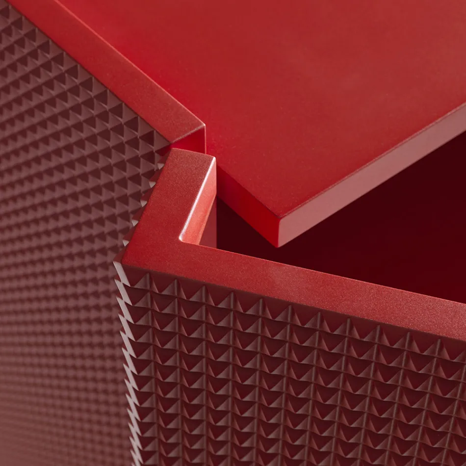 Living Room Sideboard with 2 Doors in Diamond Finish Made in Italy - Sagittario Viadurini