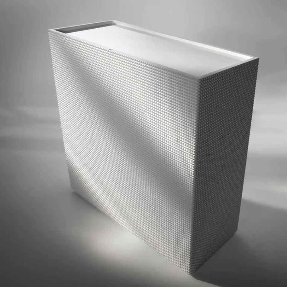 Design sideboard with 2 white, black or gold flora models Viadurini