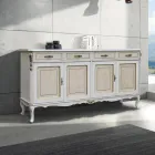 Luxury Wooden Sideboard with Doors and Drawers Made in Italy - Cheverny Viadurini
