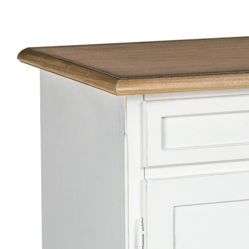 Wooden Sideboard with 3 Drawers and 3 Doors Made in Italy - Uller Viadurini