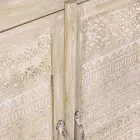 Sideboard in Mango Wood with Hand Inlaid Decorations - Zotto Viadurini