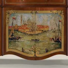 Luxury Living Room Sideboard in Classic Made in Italy Wood - Caligola Viadurini