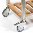 Outdoor Kitchen in Steel and Wood with Teppanyaki - Buoncalliope Viadurini