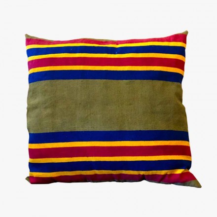 Artistic Italian Craft Cushion Unique Piece Hand Painted - Viadurini by Marchi Viadurini