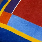 Cushion of Italian Art in Hemp Painted and Hand Sewn Unique Piece - Brands Viadurini