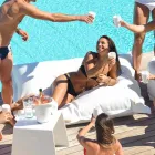 Cloud Pillow relaxing outdoor faux leather white nautical Trona Viadurini