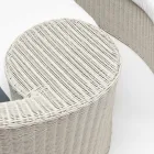 Garden Daybad in Polyrattan Fiber 2 Elements - Woman Viadurini