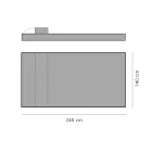 Luxury Design Double Outdoor Daybed Made in Italy - Emanuela Viadurini