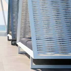 Luxury Garden Daybed in Aluminum and Fabric - Frame Vineyard by Vondom Viadurini