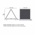 Luxury Garden Daybed in Aluminum and Fabric - Frame Vineyard by Vondom Viadurini