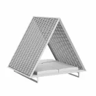 Luxury Garden Daybed in Aluminum and Fabric - Frame Vineyard by Vondom Viadurini