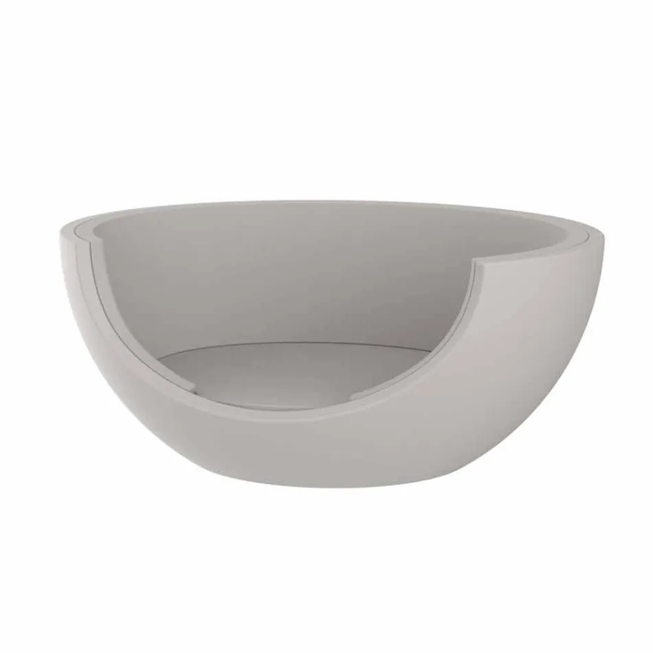 Daybed for Outdoor Luxury Circular Design in Polyethylene - Ulm Moon by Vondom Viadurini