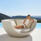 Daybed for Outdoor Luxury Circular Design in Polyethylene - Ulm Moon by Vondom Viadurini