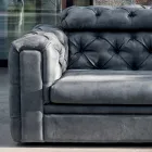 2 Seater Living Room Sofa with Reclining Headrest Made in Italy - Unleashed Viadurini