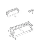 2-Seater Living Room Sofa with Reclining Headrest Made in Italy - Unleashed Viadurini