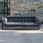 2 Seater Living Room Sofa with Reclining Headrest Made in Italy - Unleashed Viadurini