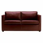 2 Seater Sofa Padded and Upholstered in Fine Made in Italy Leather - Centauro Viadurini