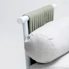 2 Seater Sofa in Teak, Rope Weaving and Cushions - Bellatrix Viadurini