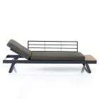 3 Seater Sofa Convertible into Chaise Longue with Adjustable Backrest - Lire Viadurini