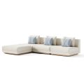 Modular Outdoor Sofa in Upholstered Fabric Made in Italy - Rubik