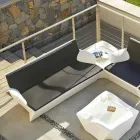 Slide with armrests Slide Kami Yon colored design made in Italy Viadurini