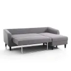 Sofa with foldaway bed element under the seat - Nickel Viadurini