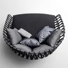 Outdoor Sofa with Pillows Included Made in Italy - Emmacross by Varaschin Viadurini