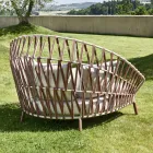 Outdoor Sofa with Pillows Included Made in Italy - Emmacross by Varaschin Viadurini