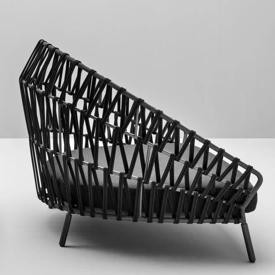 Outdoor Sofa with Pillows Included Made in Italy - Emmacross by Varaschin Viadurini