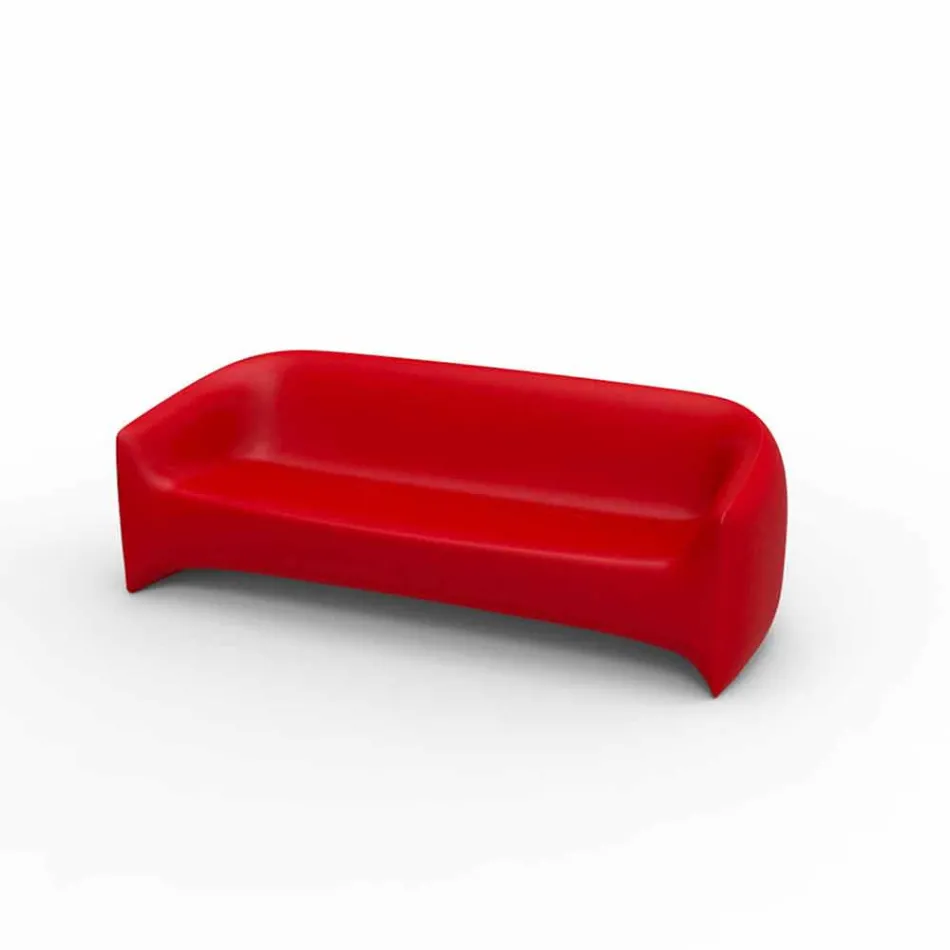 Design outdoor sofa in Blow by Vondom polyethylene resin Viadurini