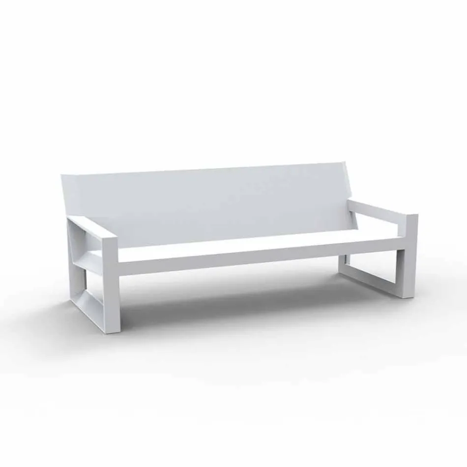 Frame by Vondom outdoor sofa, in polyethylene resin, design Viadurini
