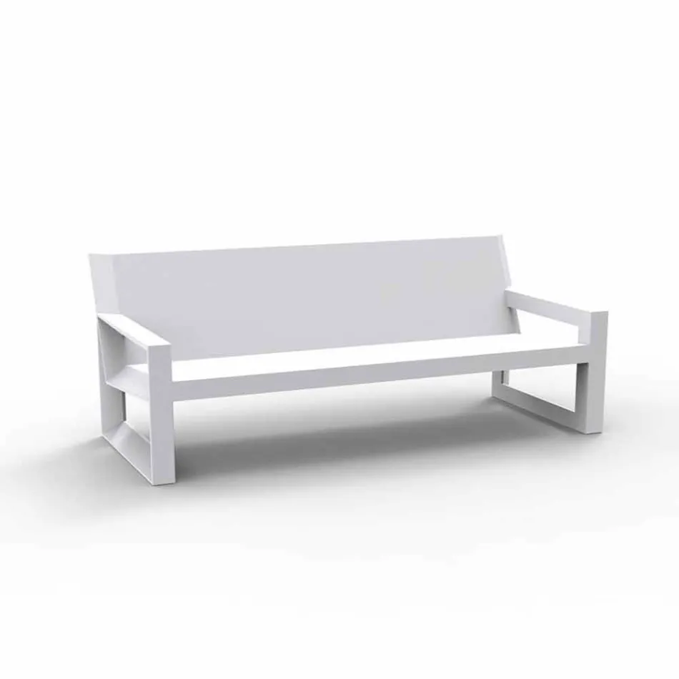 Frame by Vondom outdoor sofa, in polyethylene resin, design Viadurini