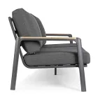 Outdoor Sofa in Fabric with Aluminum Structure, Homemotion - Cara Viadurini