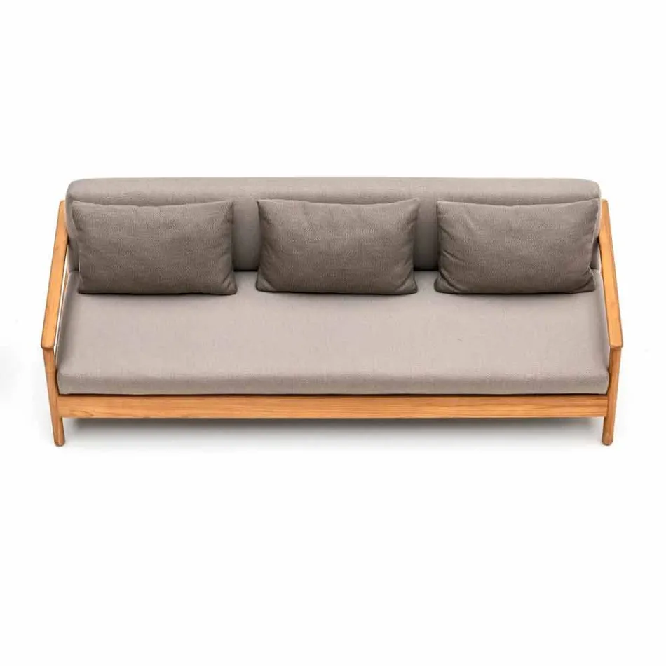 Modern Varaschin Bali outdoor sofa with padded cushions Viadurini