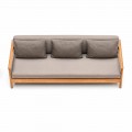 Modern outdoor sofa with upholstered cushions Bali by Varaschin